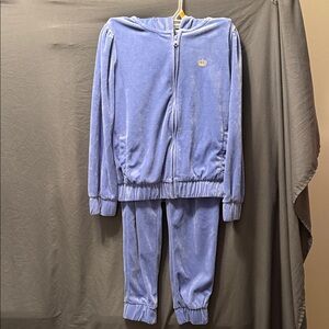 Juicy Couture Kids Lavender Velour Jogger Set